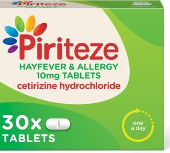 Piriteze Hayfever & Allergy Antihistamine Tablets